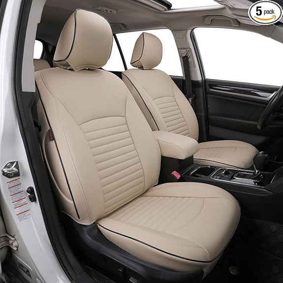 EKR Custom Fit Subaru Outback Seat Covers (Beige)