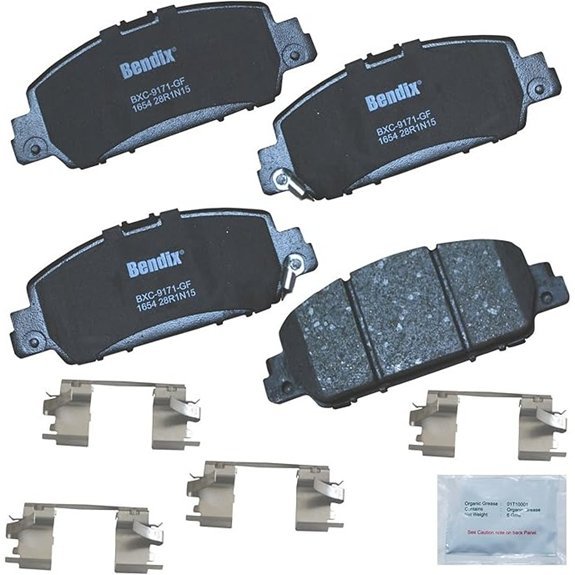 Bendix Ceramic Front Brake Pads for Honda Models