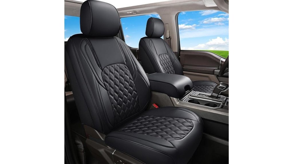 black leather seat covers