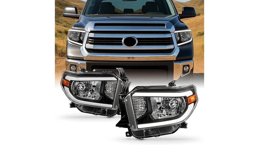 black led headlights tundra