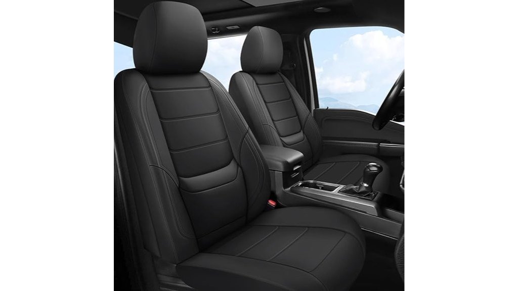 black seat covers set