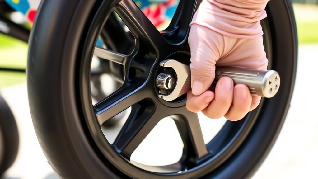 brake adjustment screw maintenance