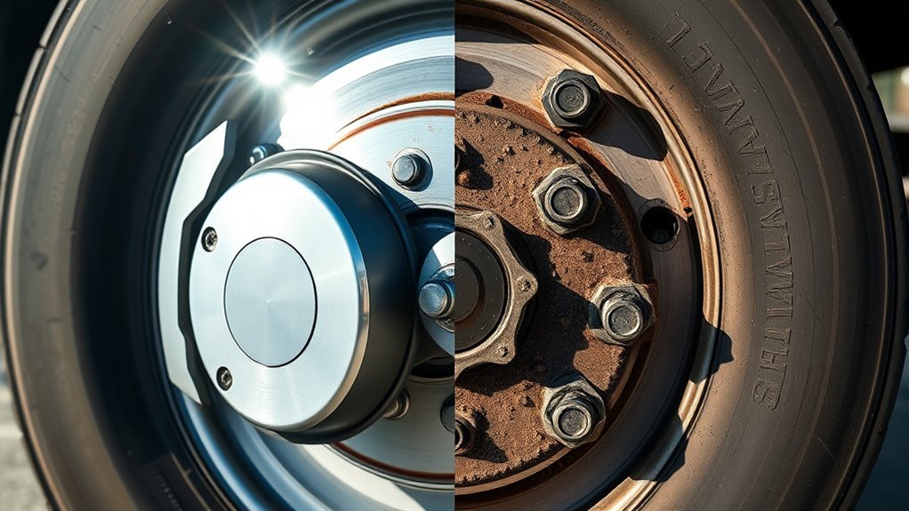 brake dust and corrosion