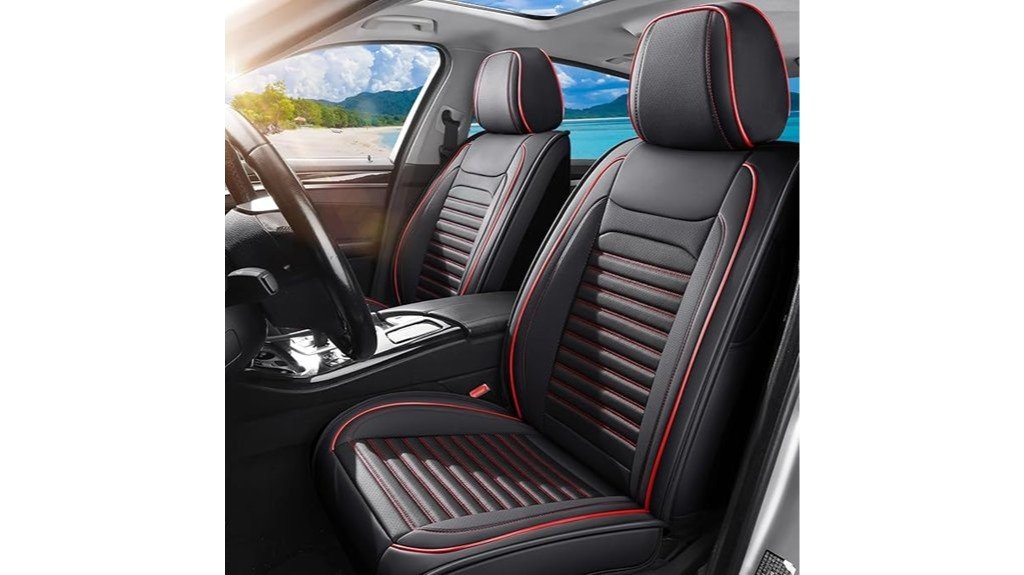 breathable leather seat covers