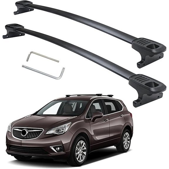 Autekcomma Roof Rack Crossbars for Buick Envision (Pair)