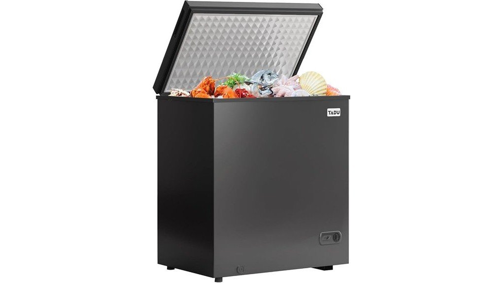 chest freezer review features