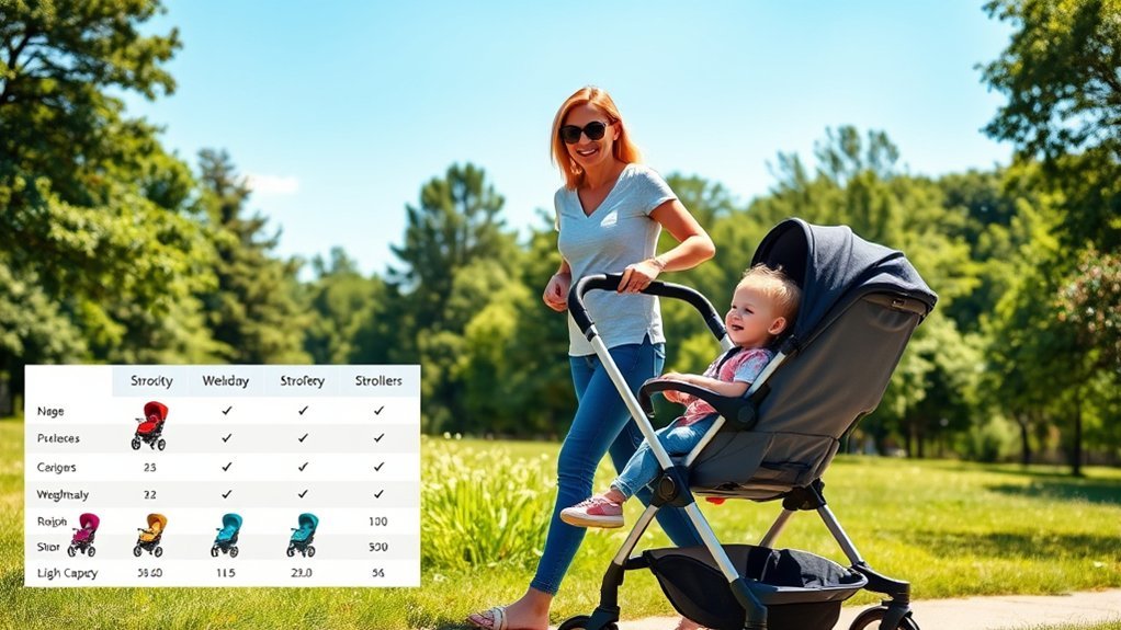 choose stroller by age