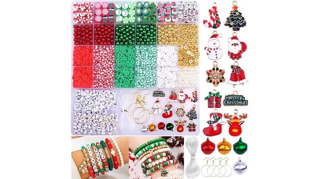 christmas clay beads review