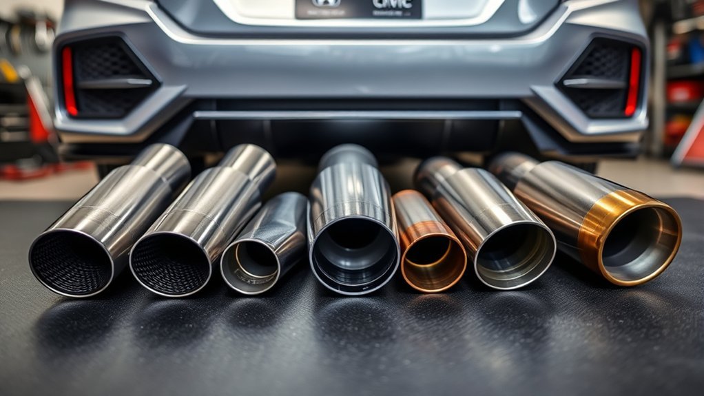 civic exhaust upgrade options