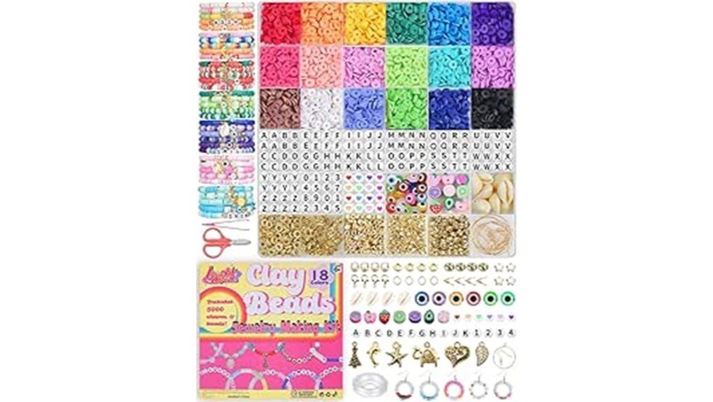 clay beads bracelet kit