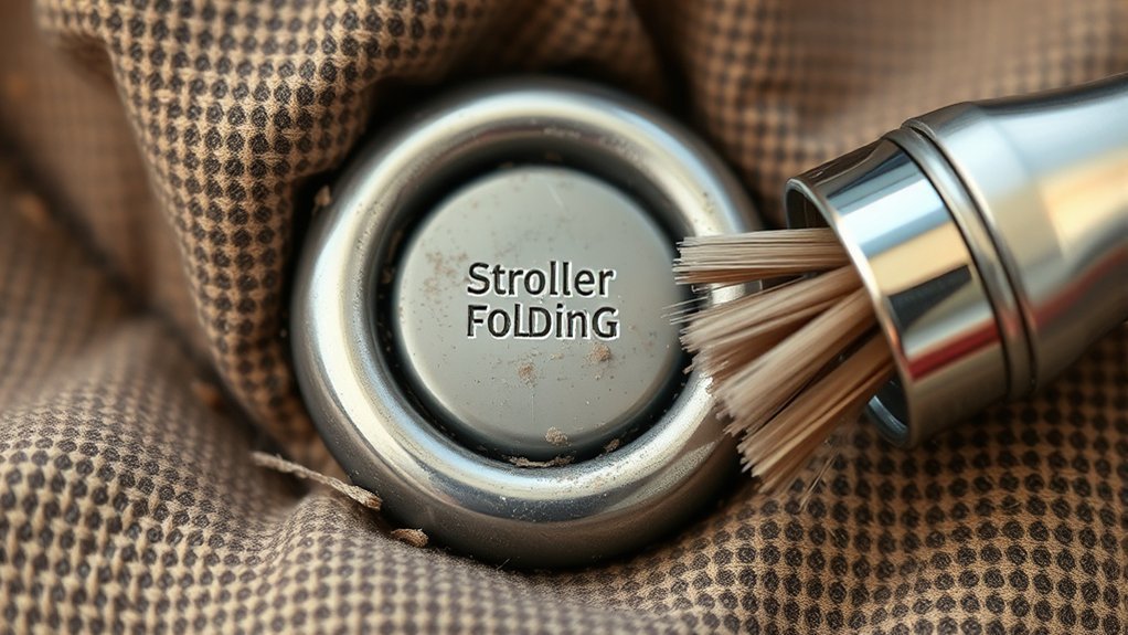 clean folding button regularly
