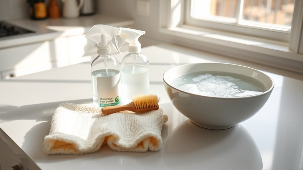 cleaning child s snack tray
