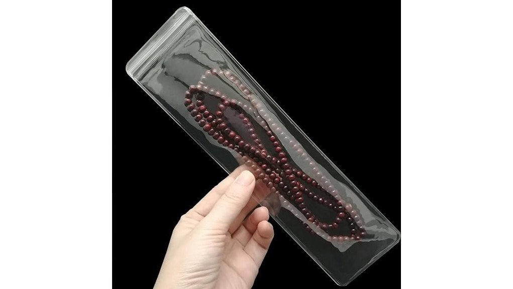 clear jewelry storage bags