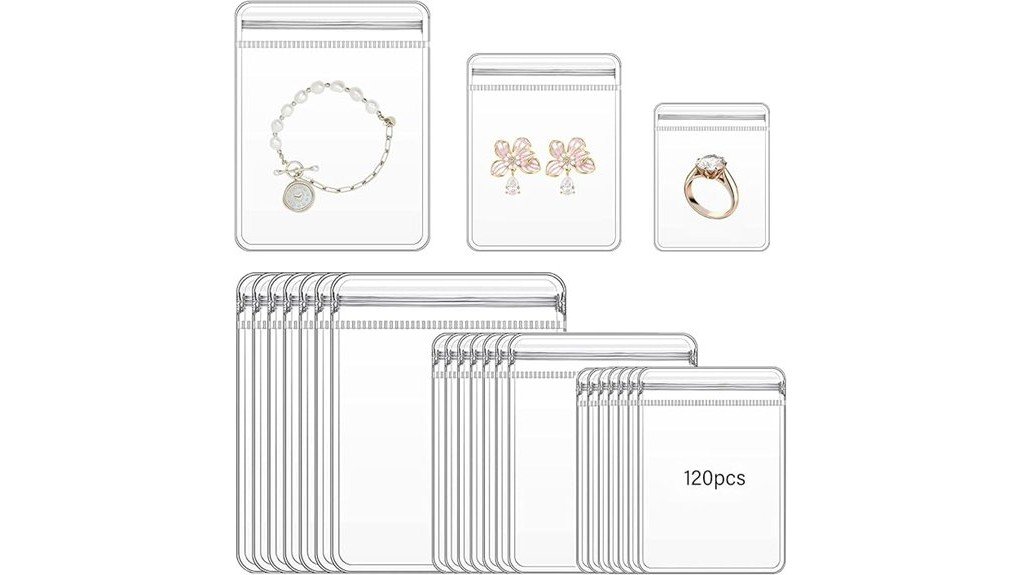 clear pvc jewelry bags