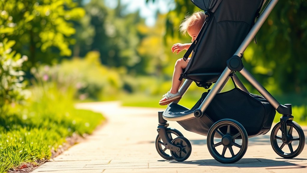 comfortable and adjustable strollers