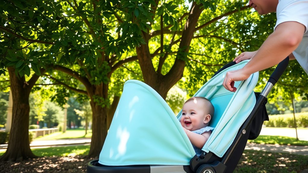 comfortable breathable stroller protection
