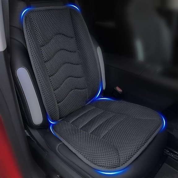 AEROiVi Car Seat Cushion with Lumbar Back Support