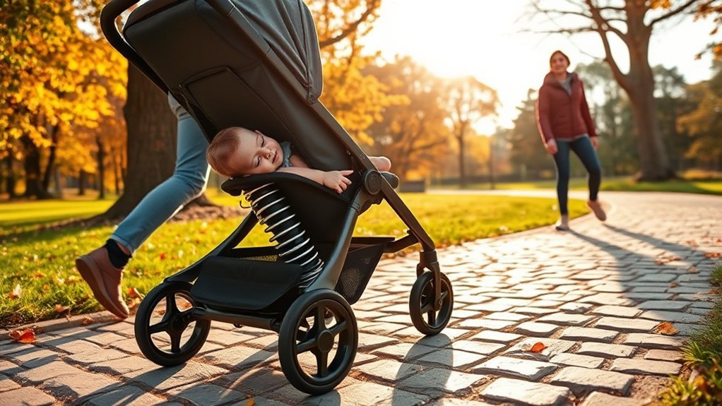 comfortable stable stroller rides