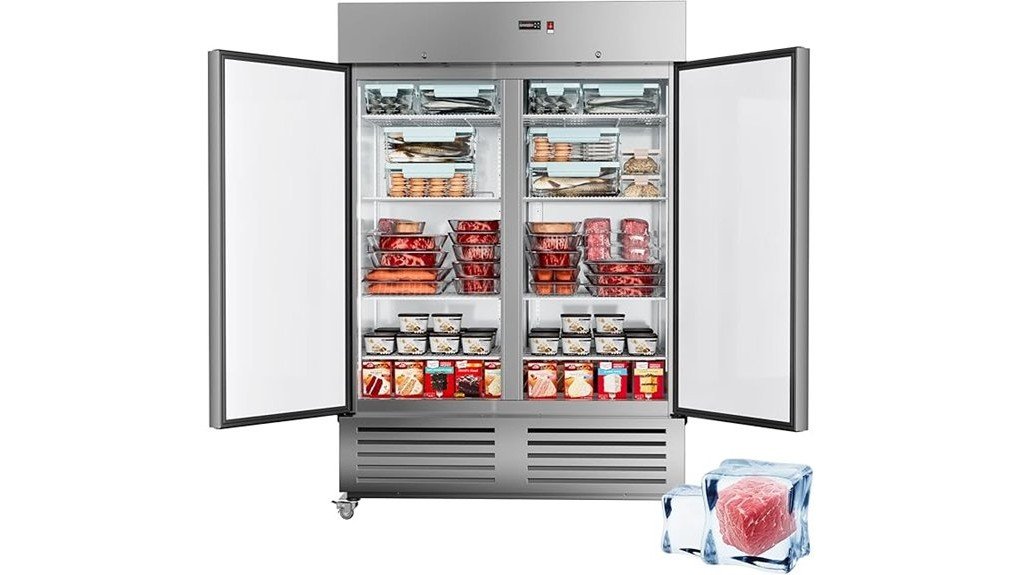 commercial freezer performance evaluation
