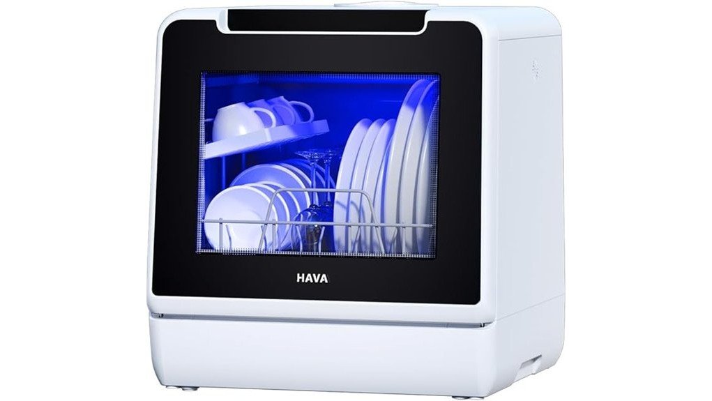 compact and convenient dishwasher