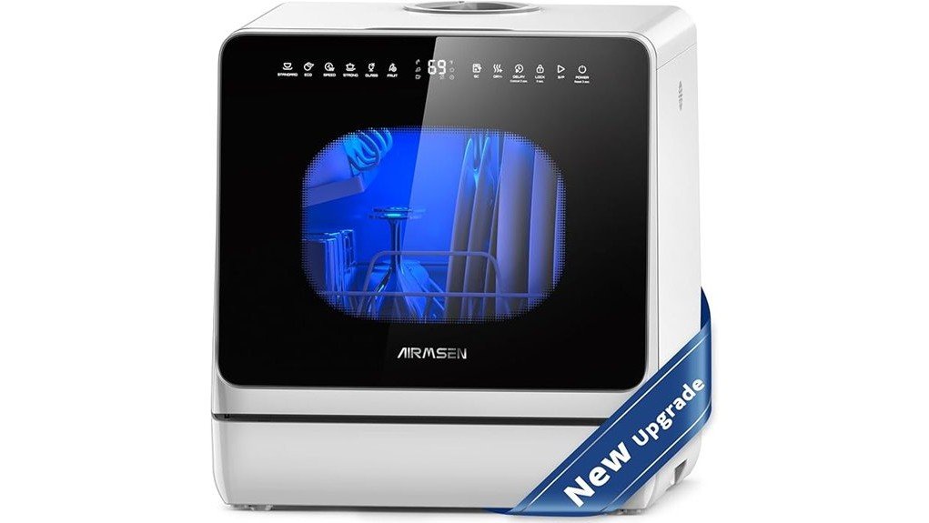 compact dishwasher for convenience