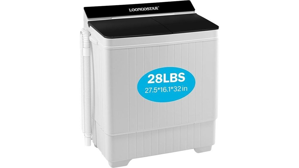 compact dual function washer