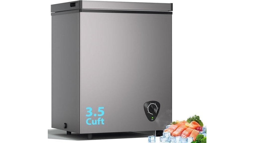 compact freezer for storage