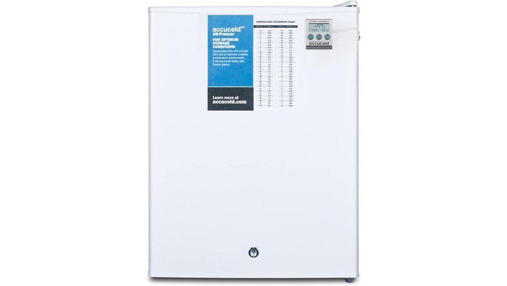 compact freezer performance review