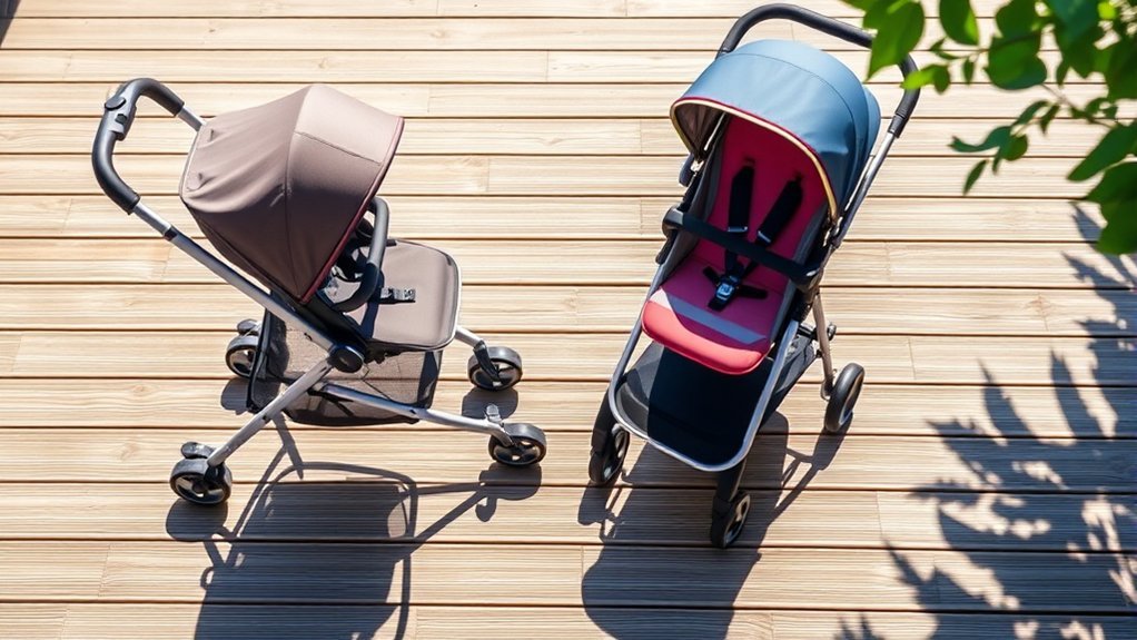 compact lightweight budget friendly strollers