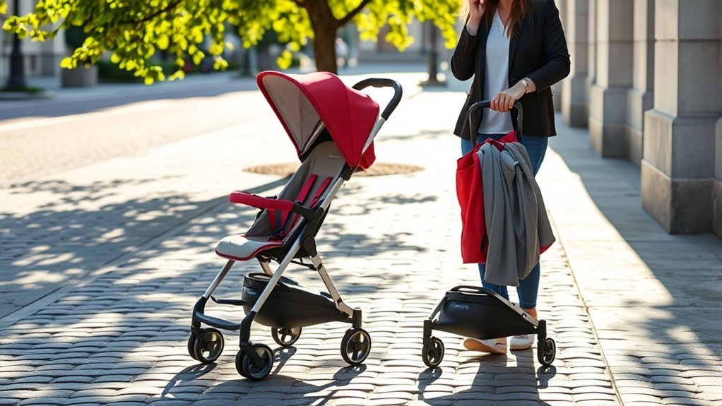 compact lightweight convenient strollers