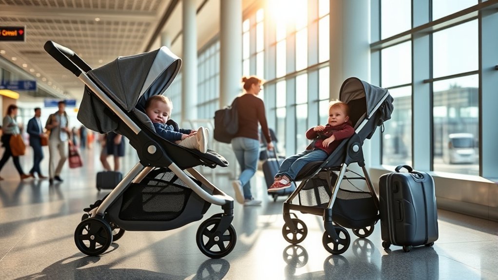 compact lightweight travel strollers