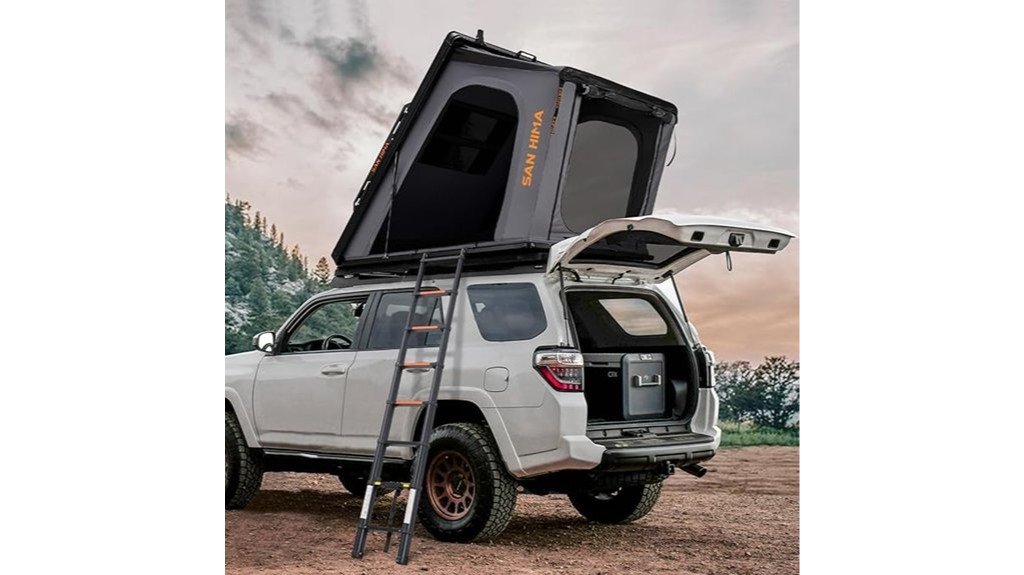 compact rooftop tent design