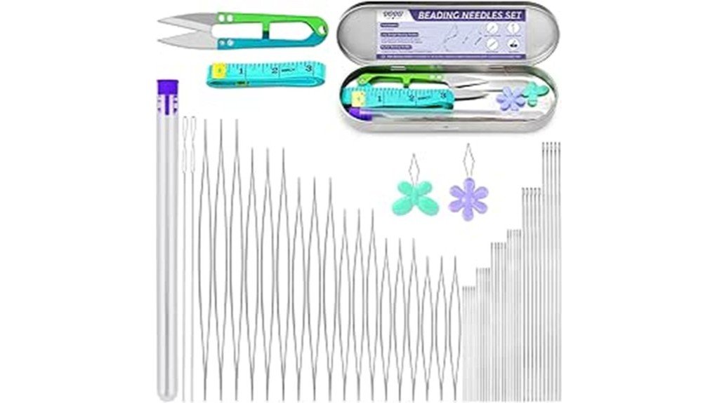 comprehensive beading needle collection