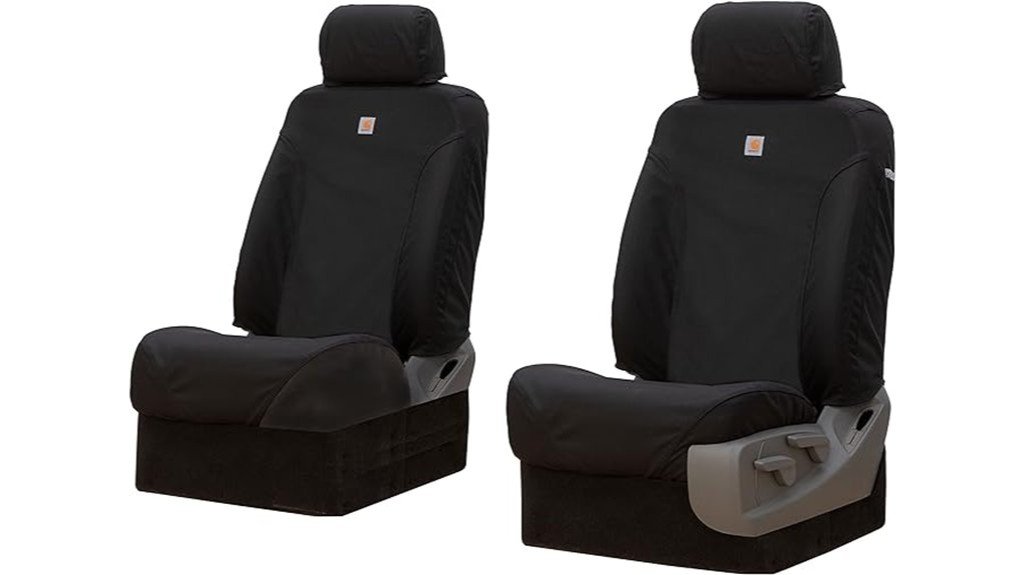 custom black seat covers