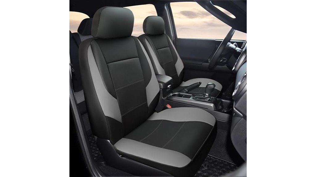 custom faux leather seat cover