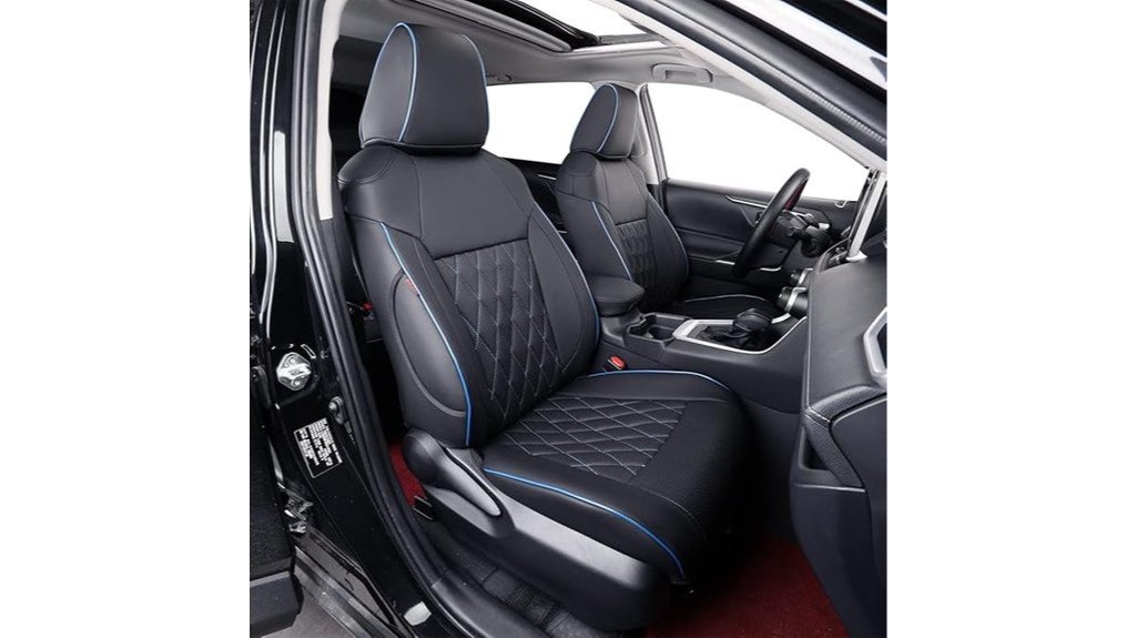 custom faux leather seat covers