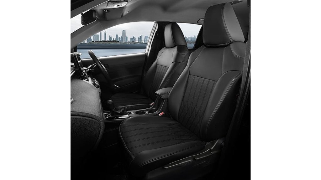 custom faux leather seat covers