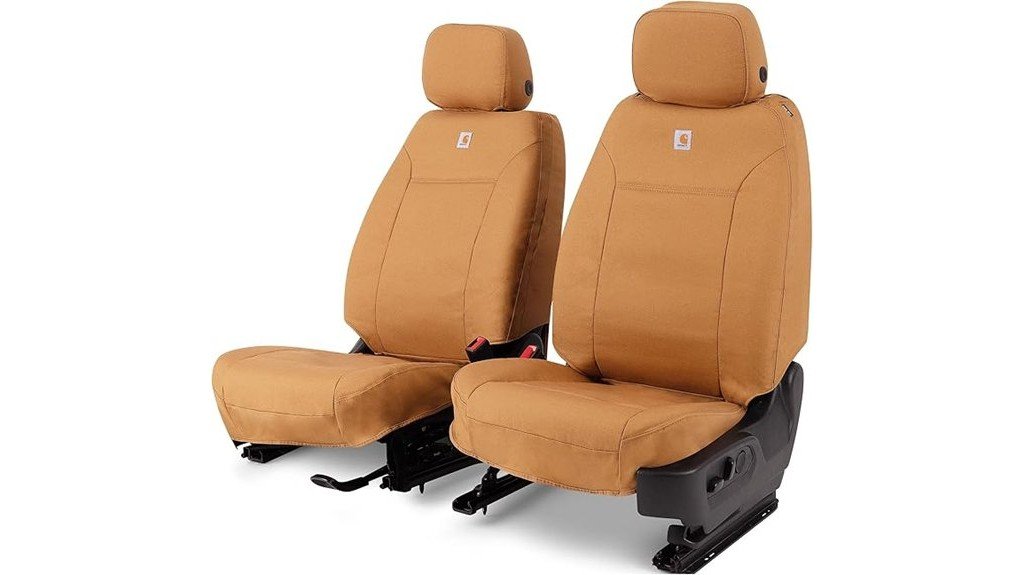 custom seat covers brown