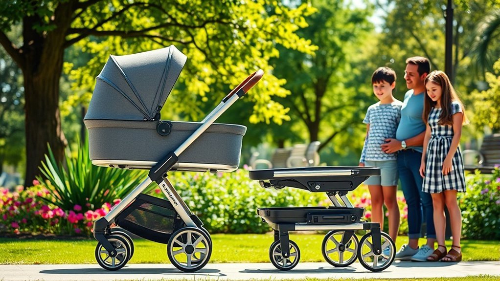 customizable and versatile strollers