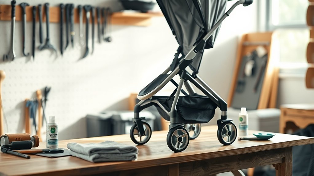 daily stroller maintenance tasks