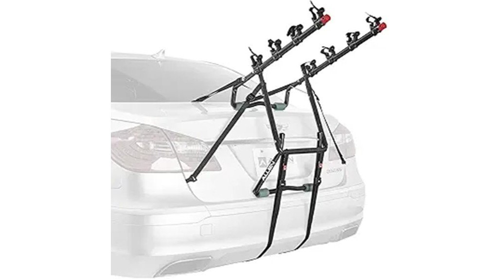 deluxe trunk mount bike rack