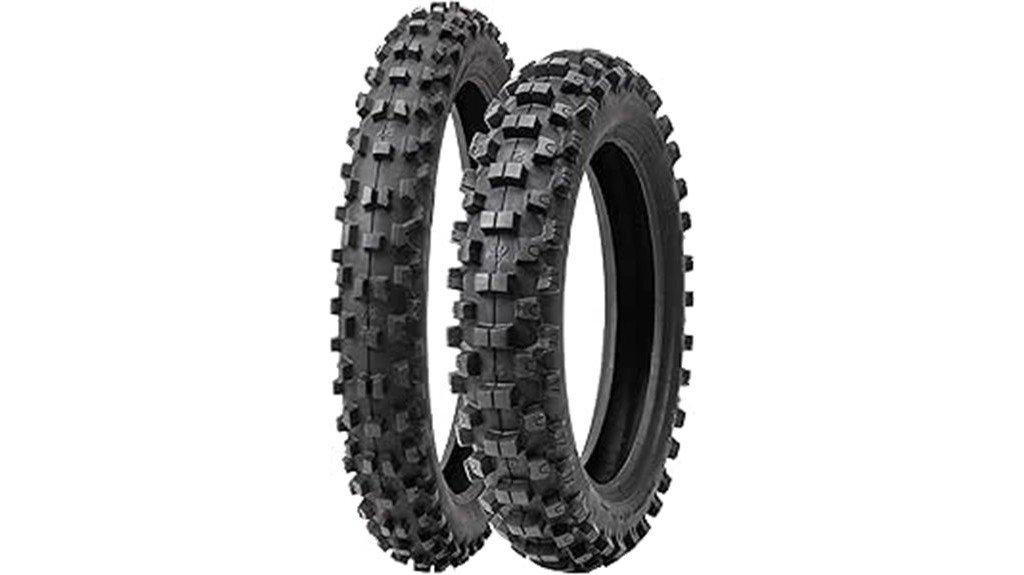 Tusk EMEX T-35 dirt bike tire set for soft sand and intermediate desert trails