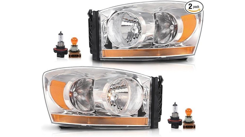 dodge ram headlight assembly