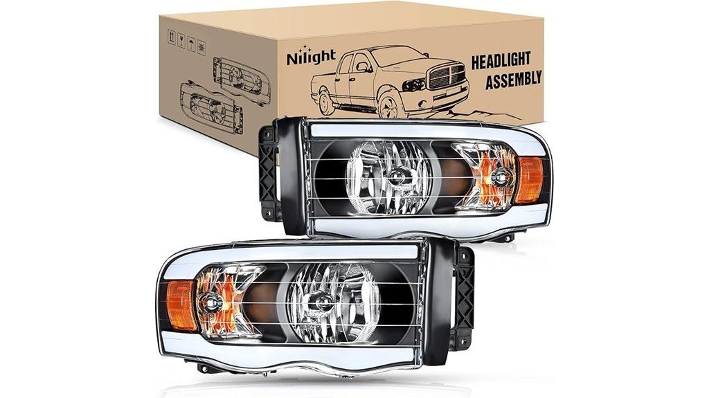 dodge ram led headlights assembly