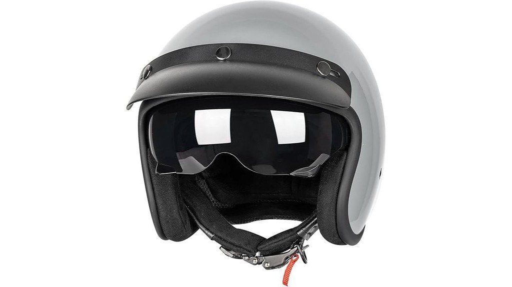 dot approved retro helmet