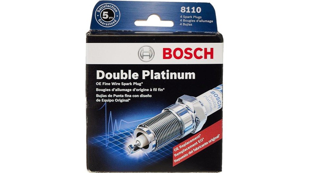 double platinum spark plugs