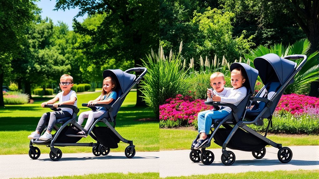 double stroller configurations explained