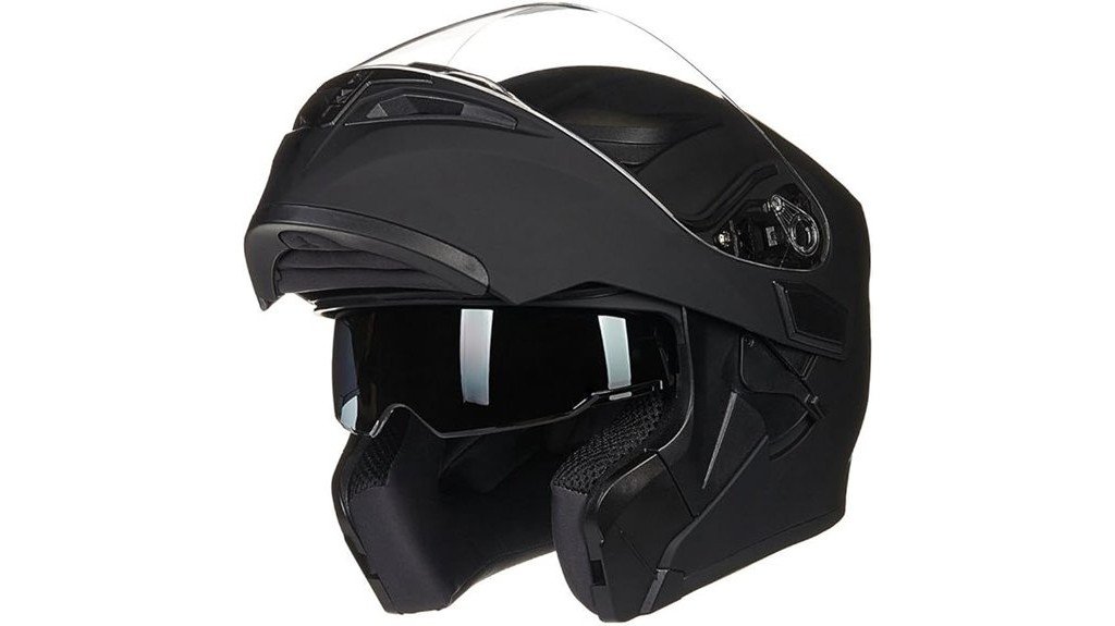 dual visor modular helmet