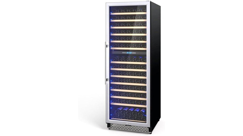 dual zone wine fridge