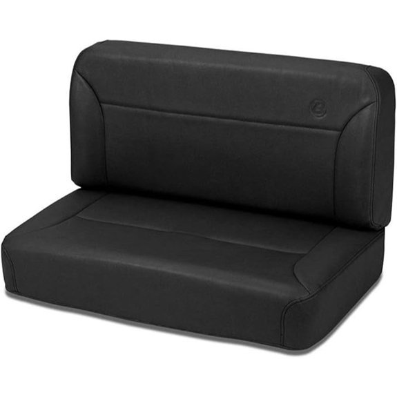 Bestop Trailmax II Black Denim Rear Bench Seat